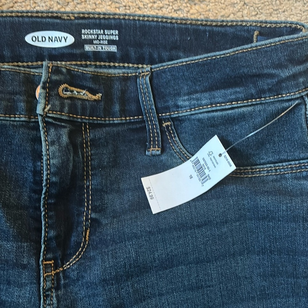 Old Navy girls rockstar skinny jeans